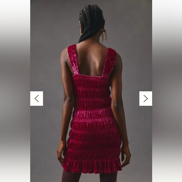 En Saison Pink Sequin Sheath Mini Dress Size Medium C1 - Picture 3 of 16